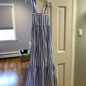 English factory linen dress